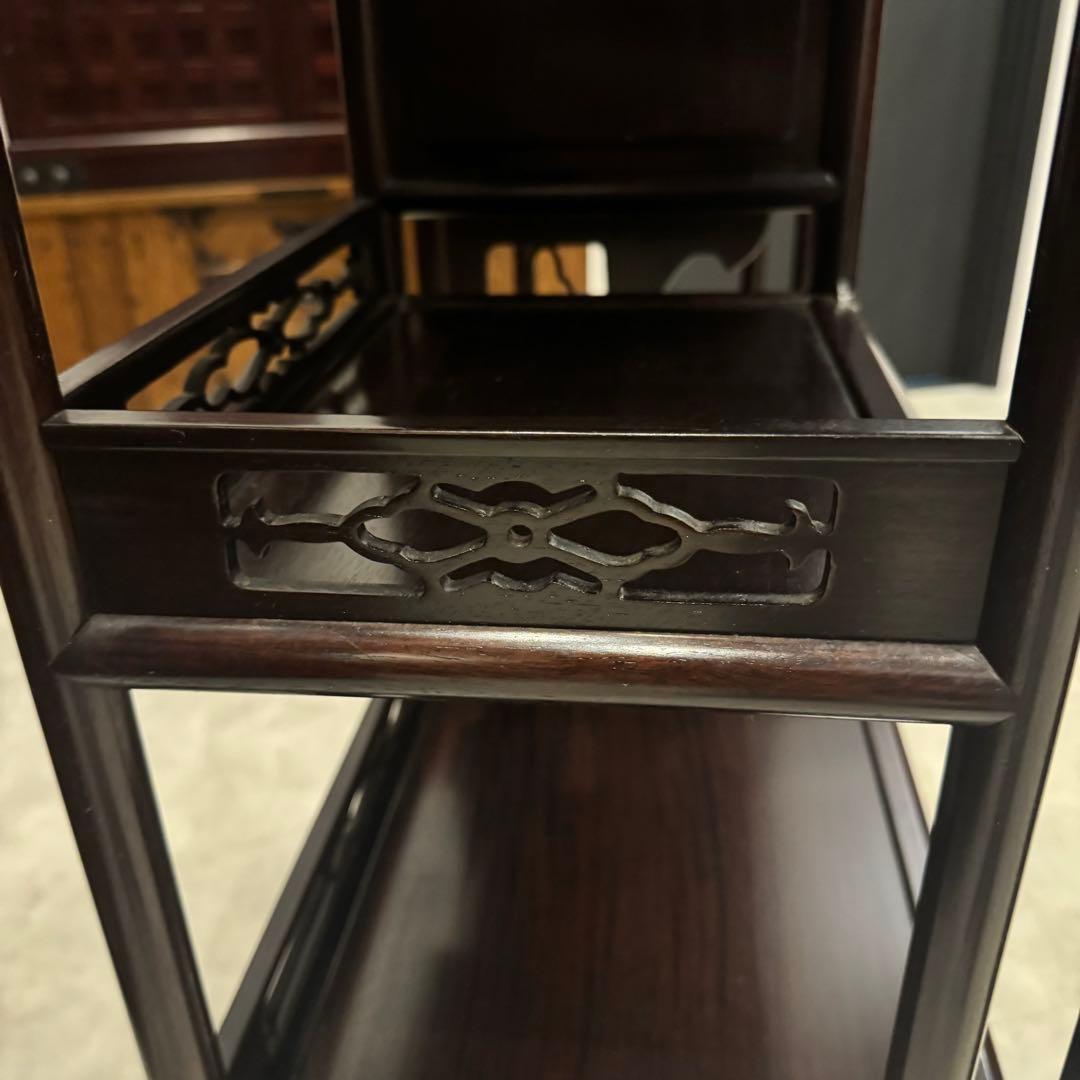 茶棚 茶箪笥 唐木家具 和風ヴィンテージ