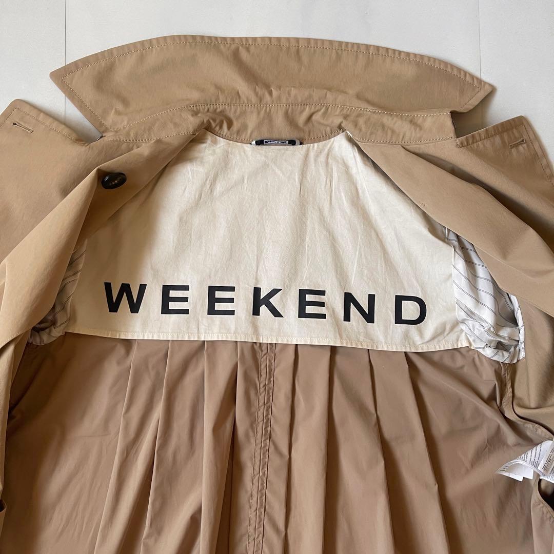 極美品 マックスマーラ トレンチコート 2022 マキシ丈 異素材ドッキング M