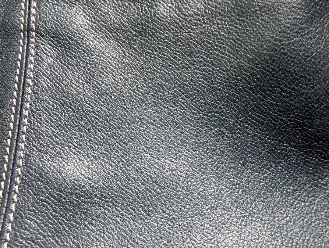 【極美品】マザーハウス トートバッグ 本革 ネイビー 間口2way A4収納可