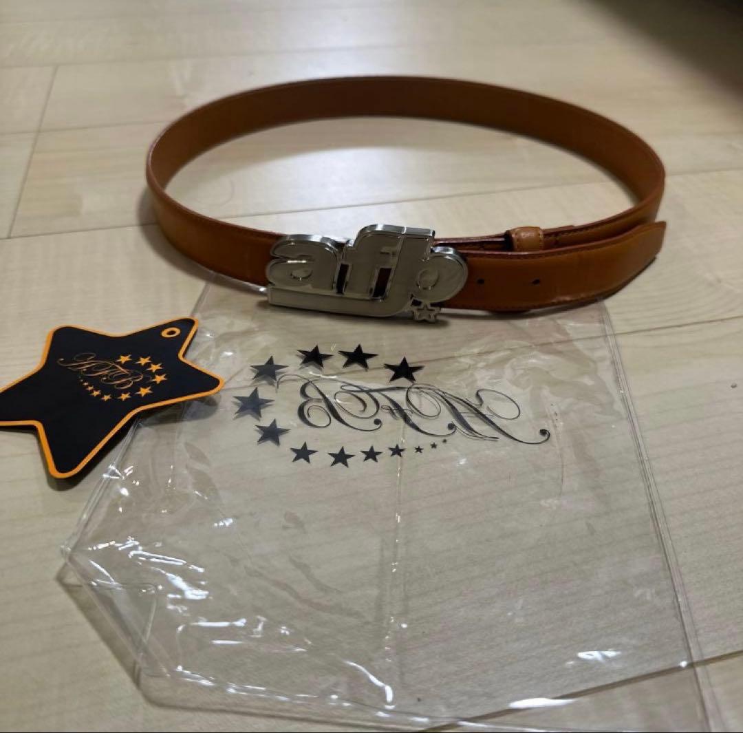 小物 afb LOGO BUCKLE BELT Lsize