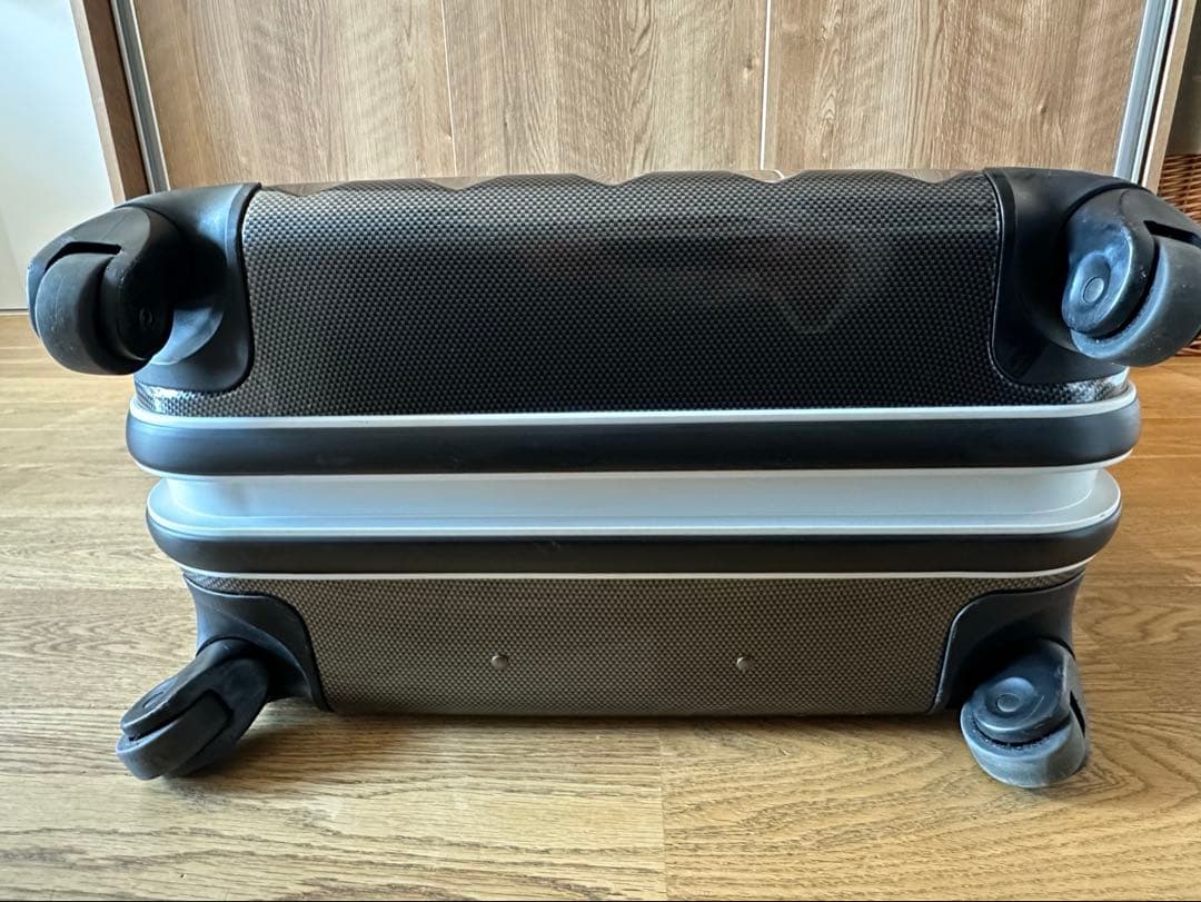 ACE WORLD Traveler スーツケース 91L シルバーカーボン