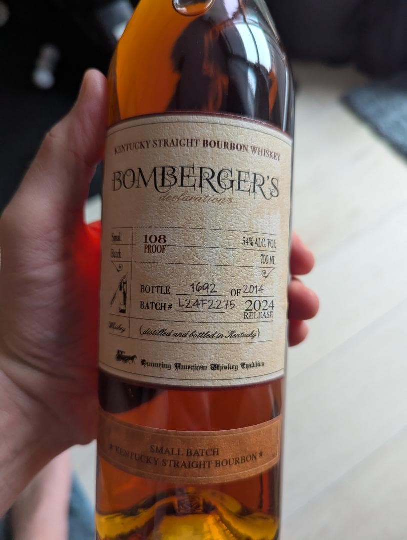 ウイスキー Bomberger's Michters Bourbon