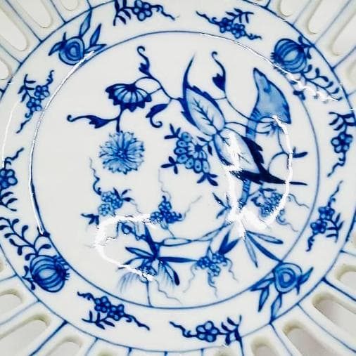 【新品・未使用】青と白のコンポート