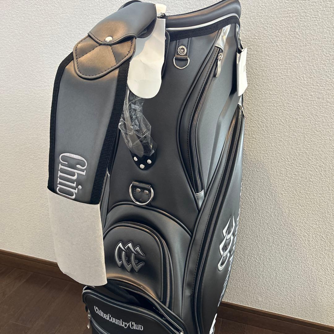千葉カントリークラブ　オリジナルゴルフバッグ ブラック