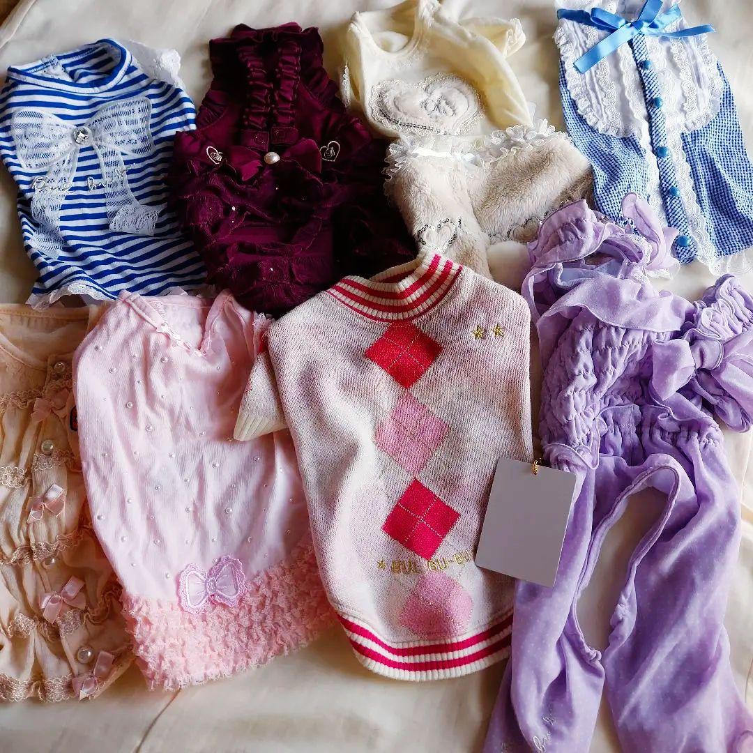 (新品未使用タグつき)bul bu bu　ブルブブ SSサイズ　犬　服まとめ売り