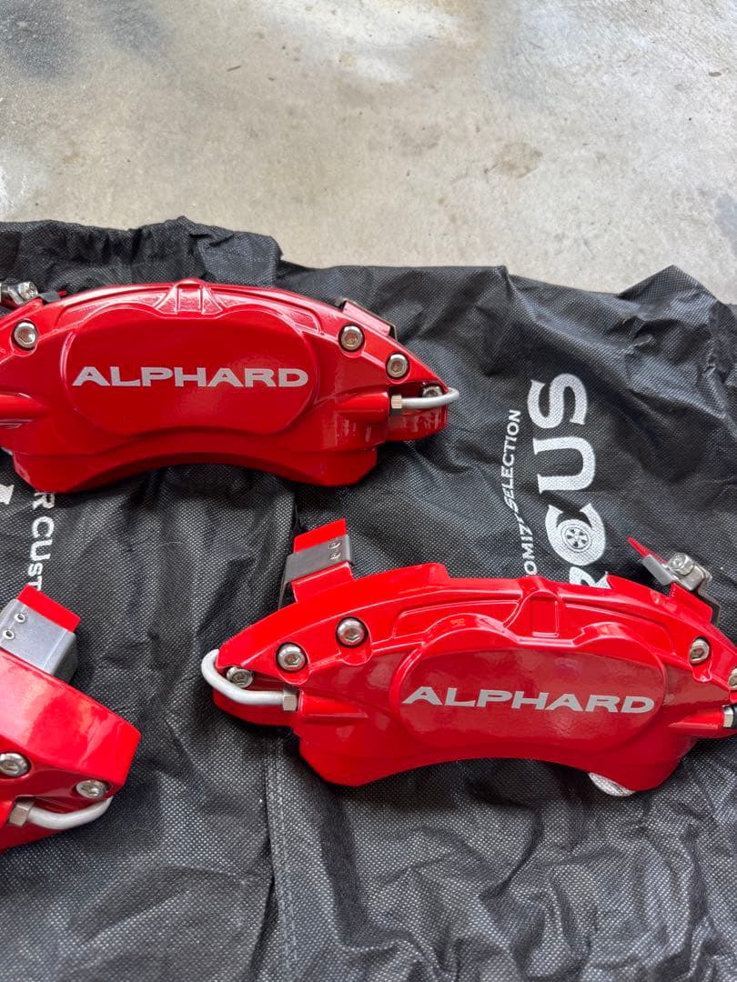 ALPHARD レッド ブレーキキャリパー 4個セット
