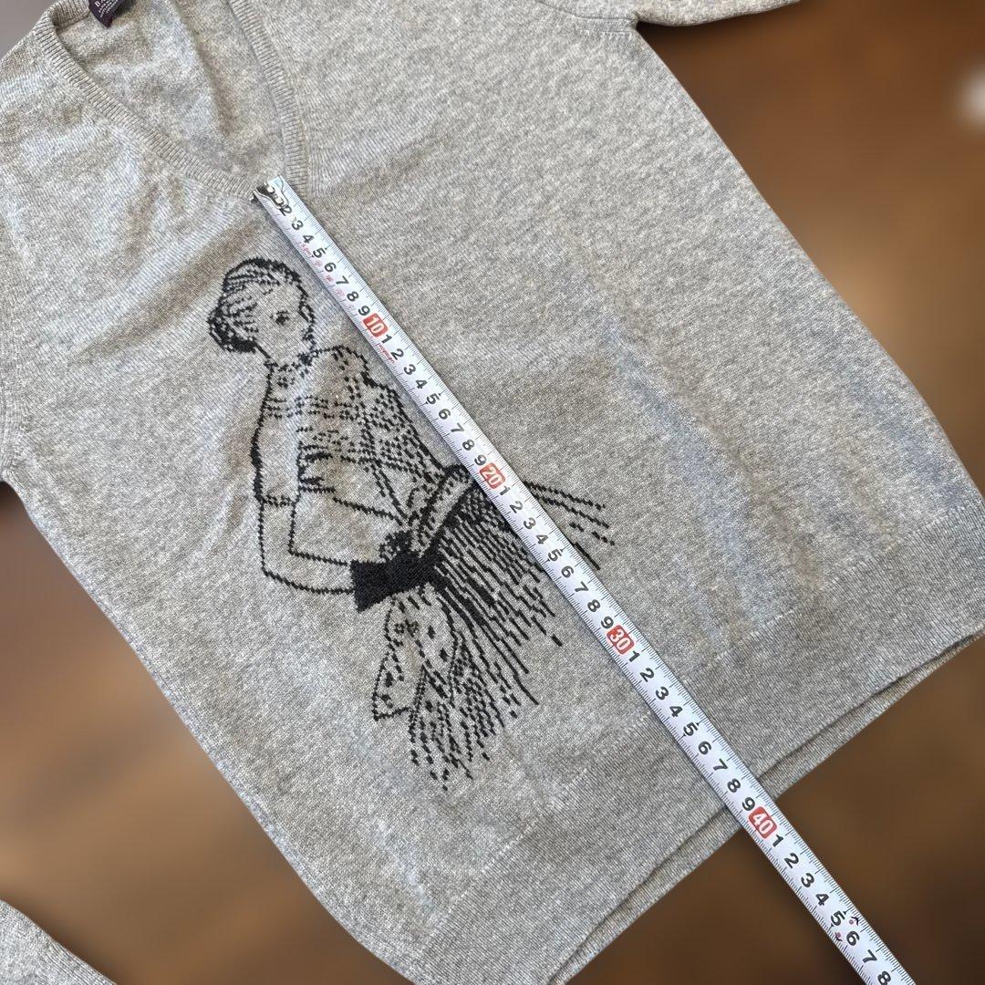 BLLANTYNE グレー Vネック セーター M 未使用品