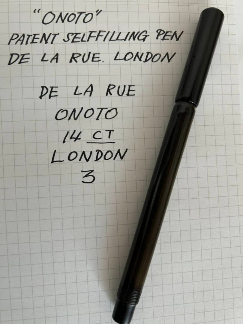Onoto（オノト）　万年筆　プランジャー式