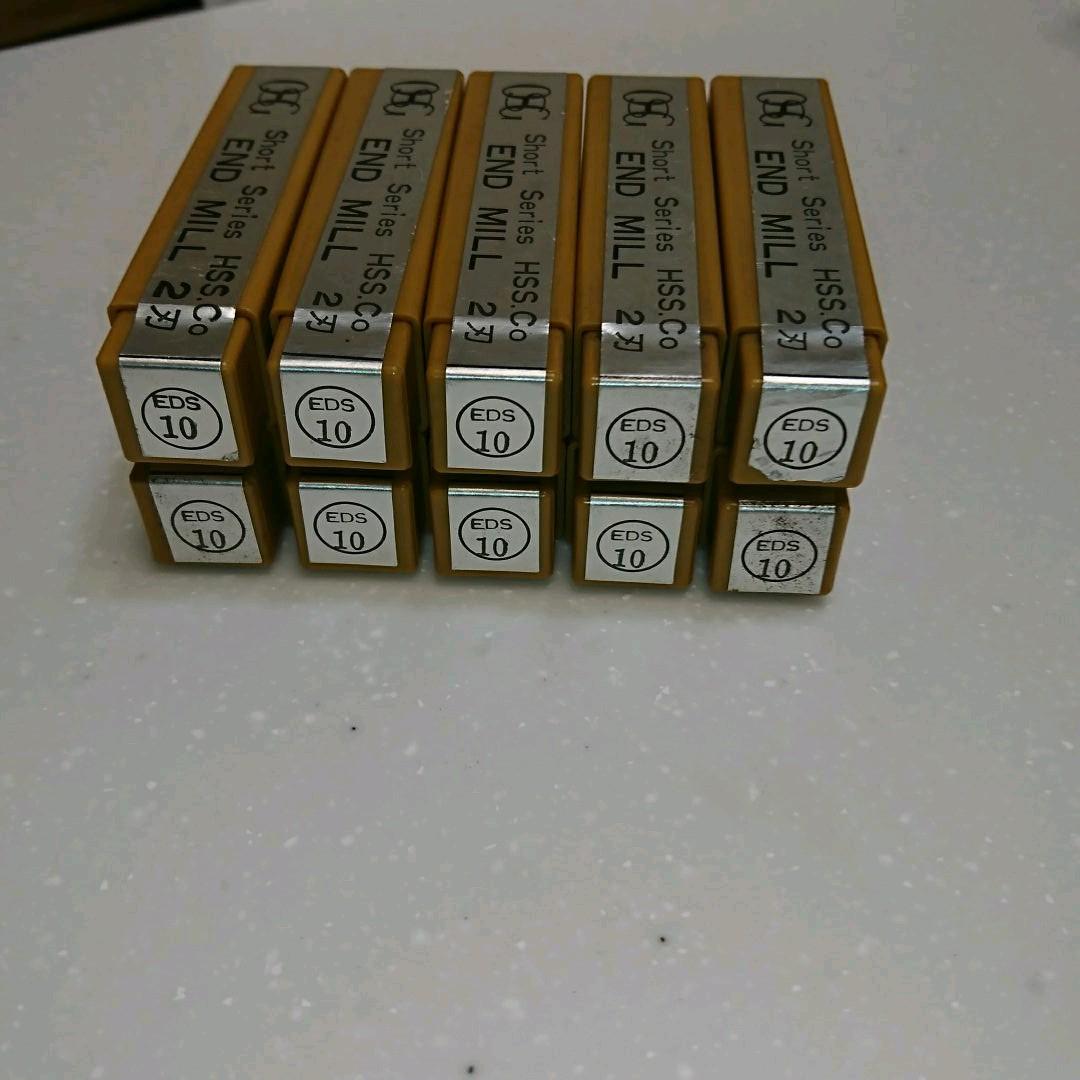 OSG EDS ф10 (２枚刃) 10本 エンドミル
