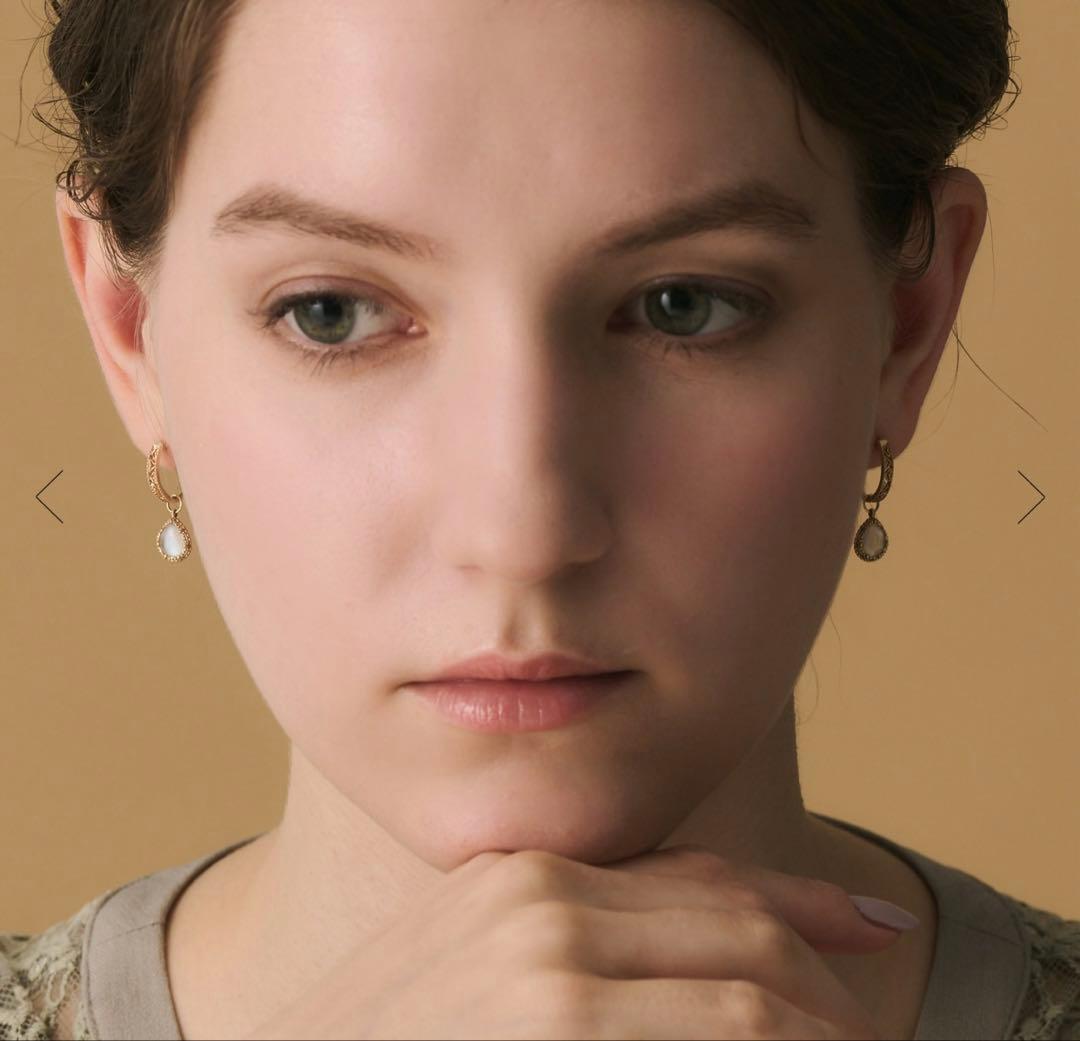 agete 10k フープピアス