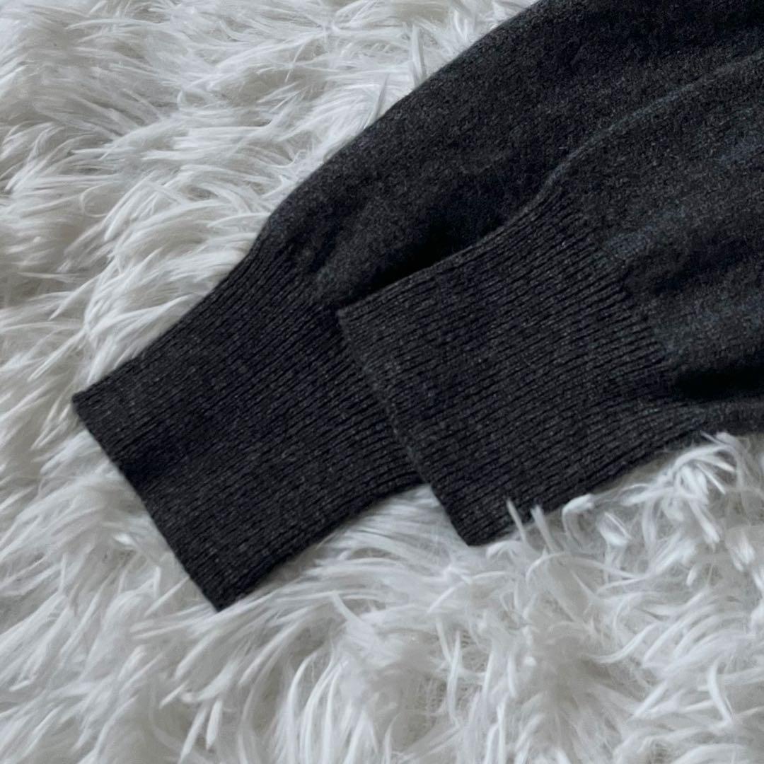 美品✨ ポロラルフローレン 長袖ニット ポロベア 刺繍 グレー クルーネック