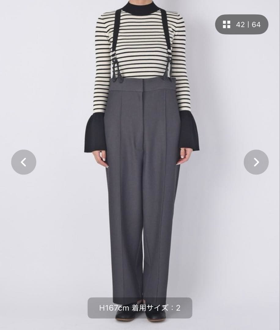 AKTEストラップワイドパンツtodayfulイエナzaraKBF louren