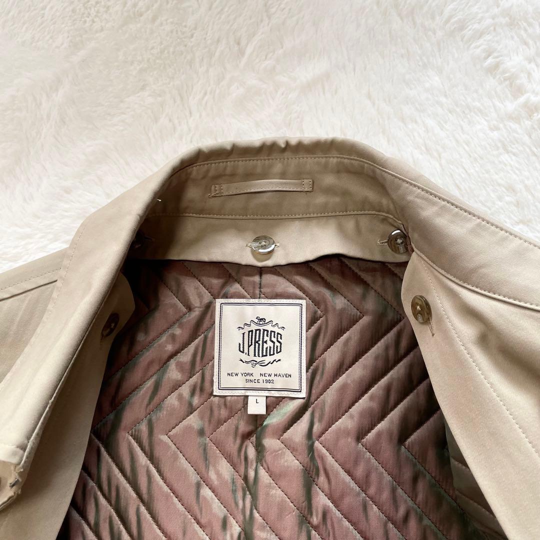 【現行L】ジェイプレス　ステンカラーコート　ライナー　ベージュ