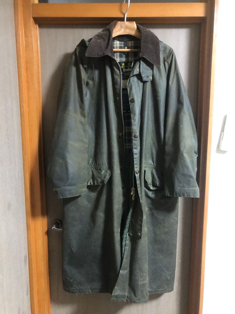 バブアー バーレー ９０年頃c42 フード付き