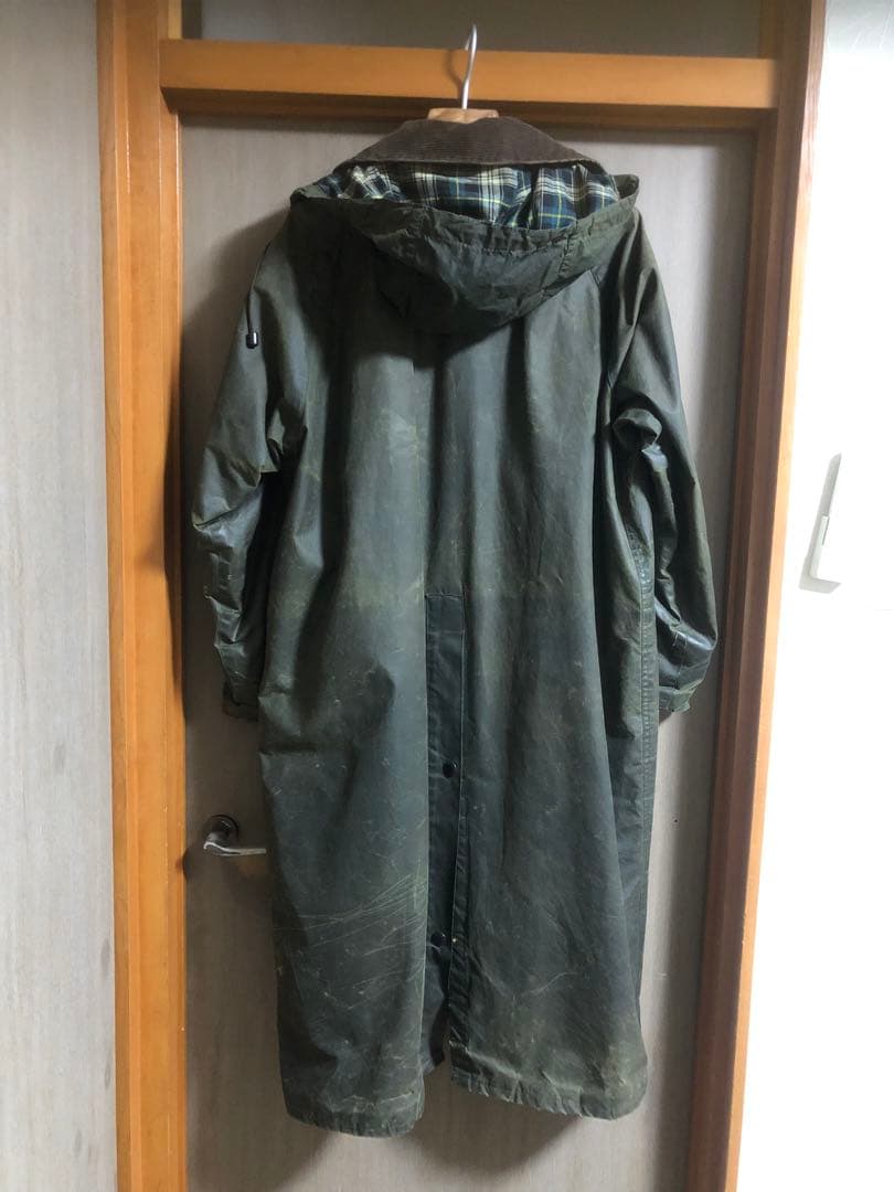 バブアー バーレー ９０年頃c42 フード付き