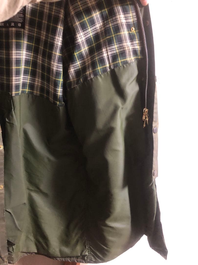 バブアー バーレー ９０年頃c42 フード付き