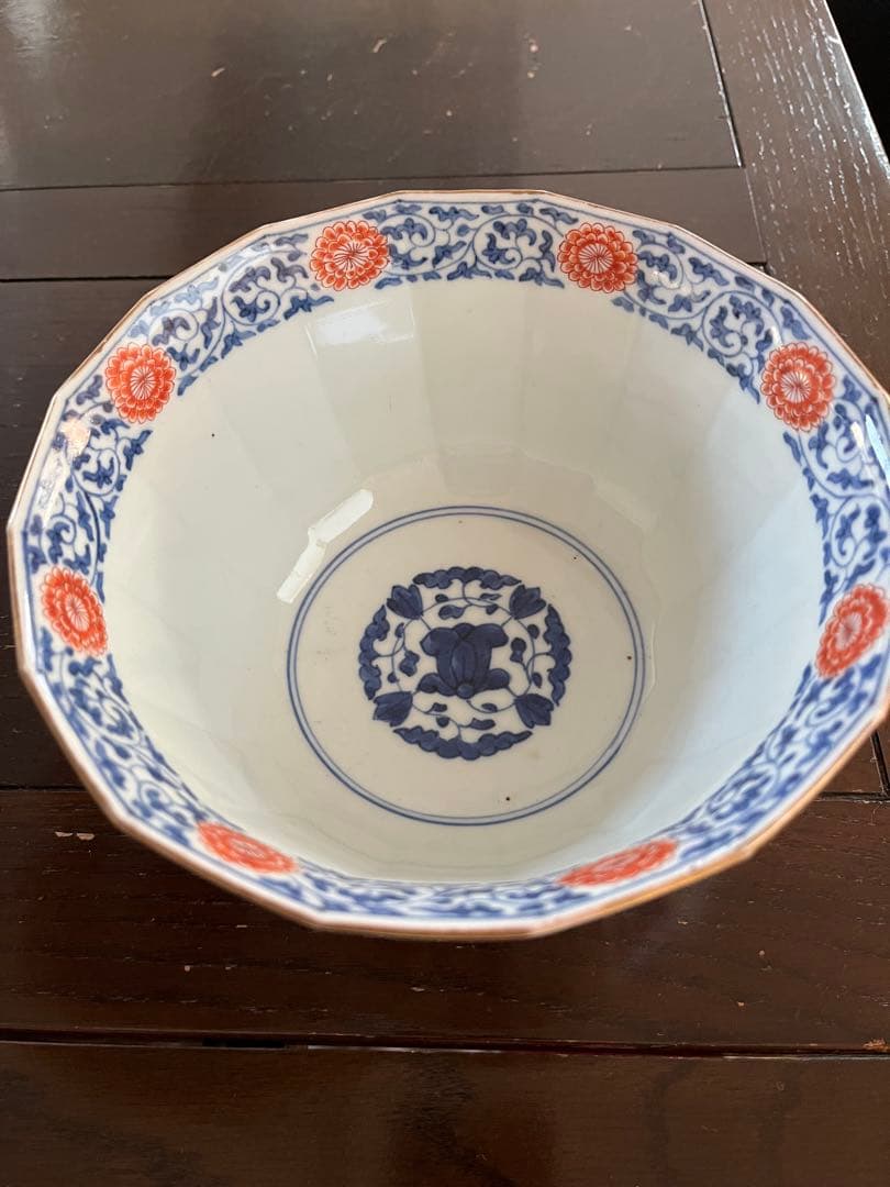 江戸中期後期　古伊万里　上手希少　珍図　猿　漢詩　桃　梅　葵　茶道具菓子鉢　干支