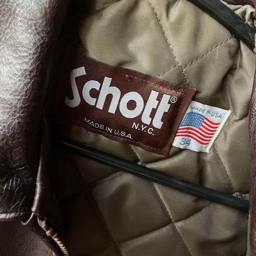 ショット　Schott シングルライダースジャケットAT101？