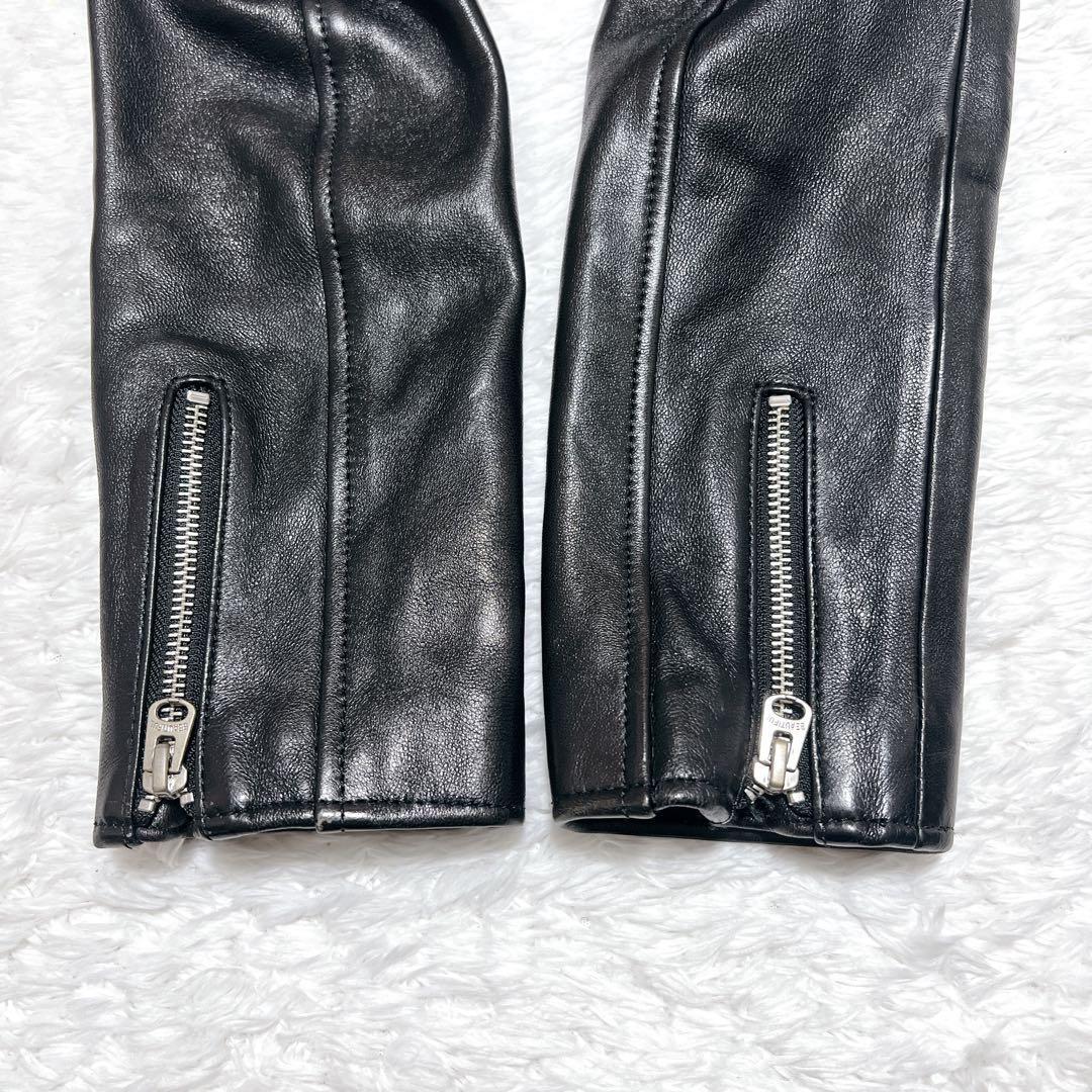 beautiful people ダブルライダース 羊革 上質シープレザー