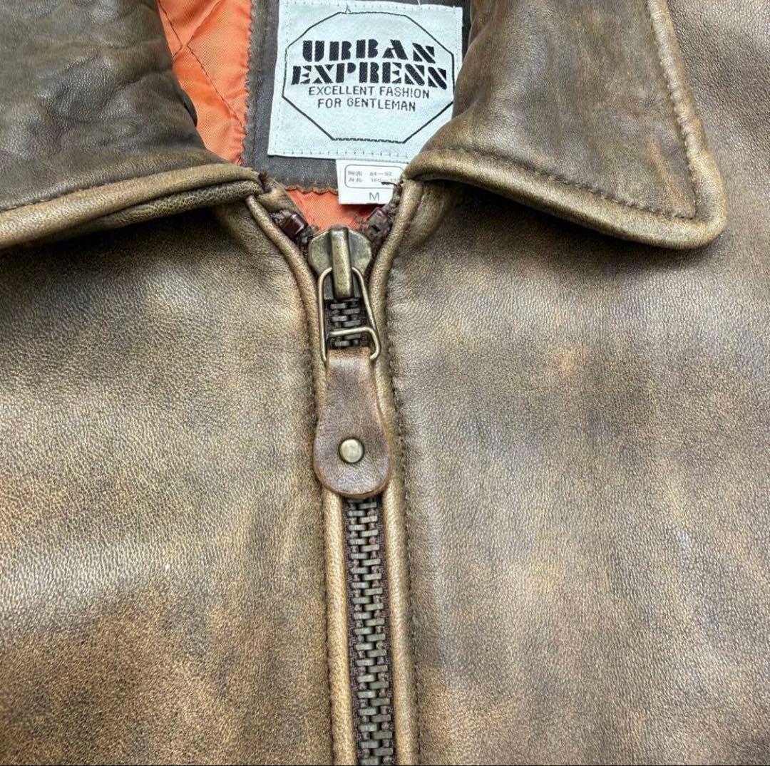 90s 80s URBAN EXPENSE レザージャケット