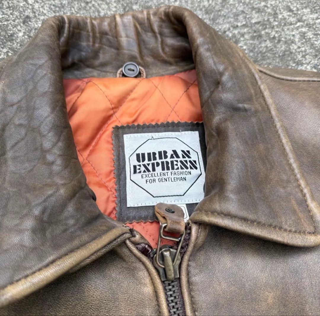 90s 80s URBAN EXPENSE レザージャケット