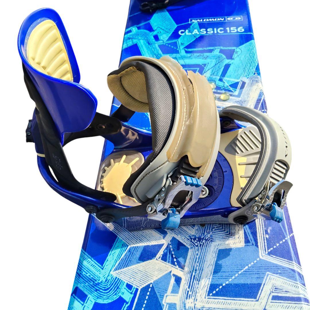 2点セット SALOMON 155cm スノーボード FLUX バイン付