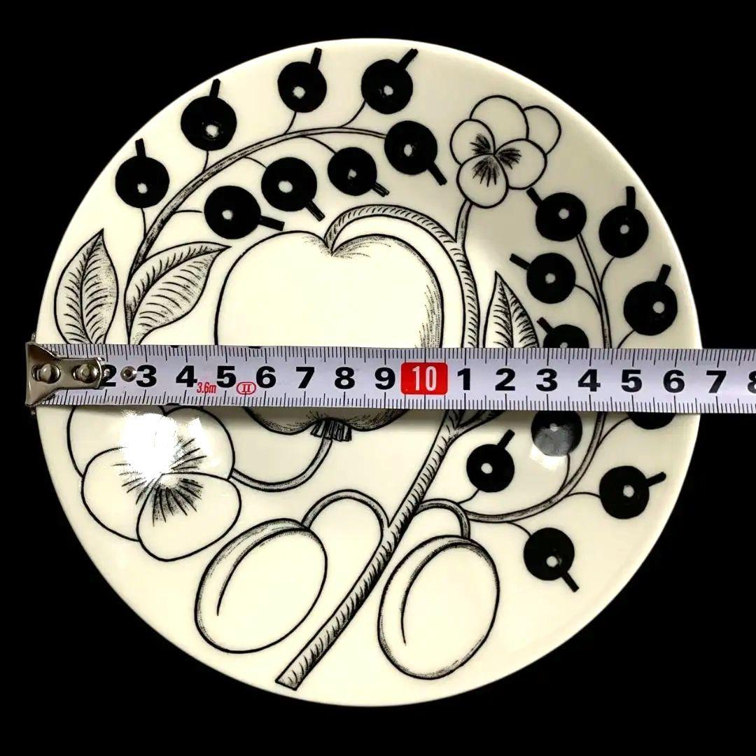 アラビア ブラックパラティッシ プレート 4枚セット　約16.5cm