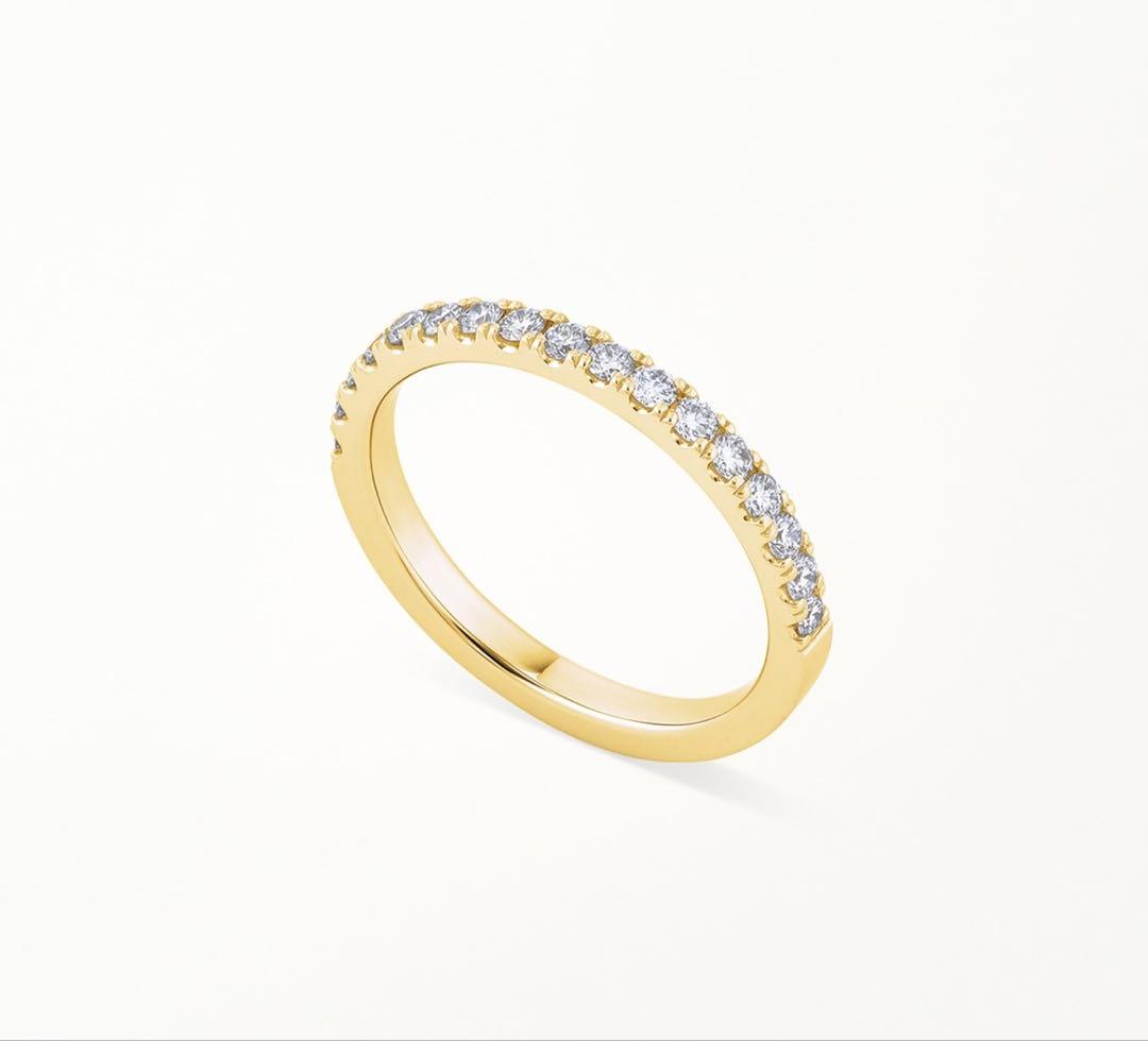 ■■現行モデル■■AHKAH ティナ(ハーフエタニティ/1.9mm)ゴールド♡