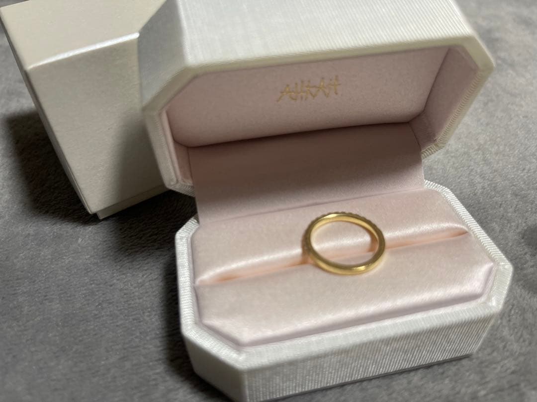■■現行モデル■■AHKAH ティナ(ハーフエタニティ/1.9mm)ゴールド♡