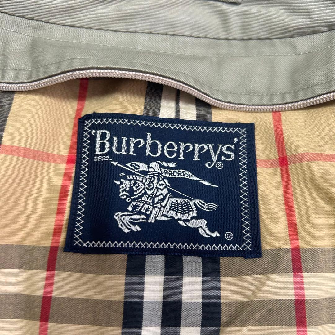 美品　着丈114 バーバリー　メンズ　ライナー付ベルト　比翼ロングトレンチコート