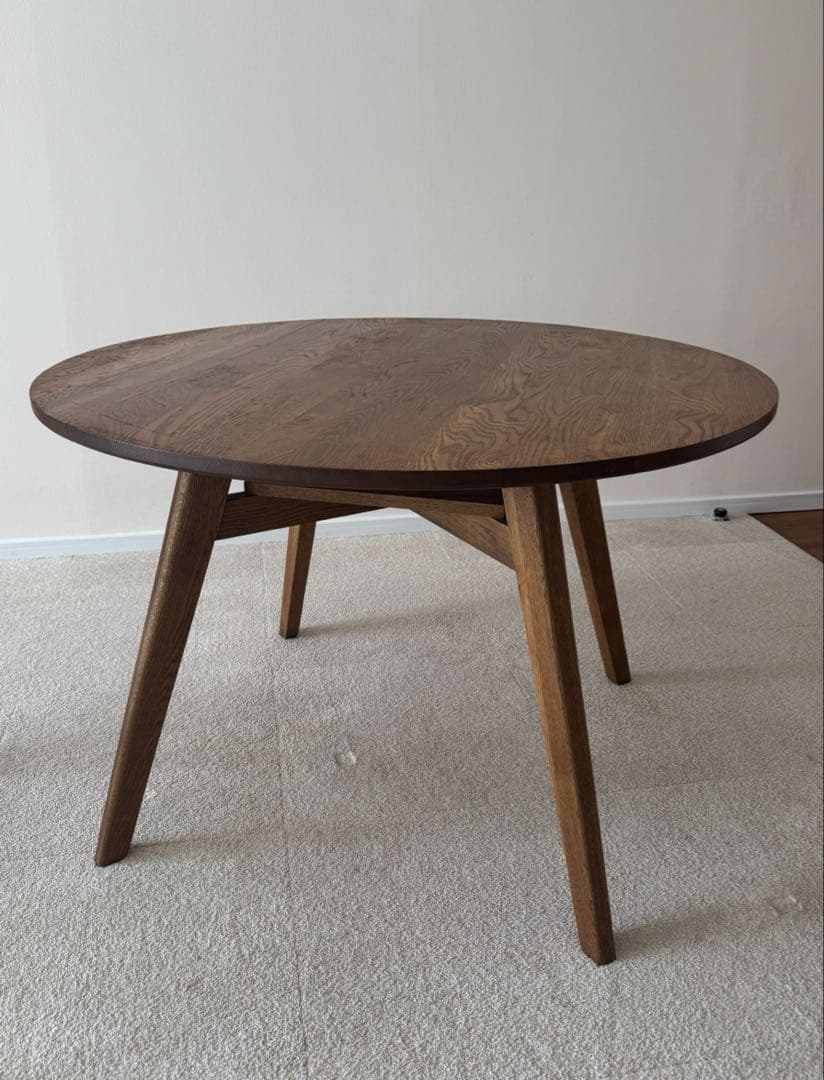 【吉原】unico ウニコADDAY ラウンドダイニングテーブル