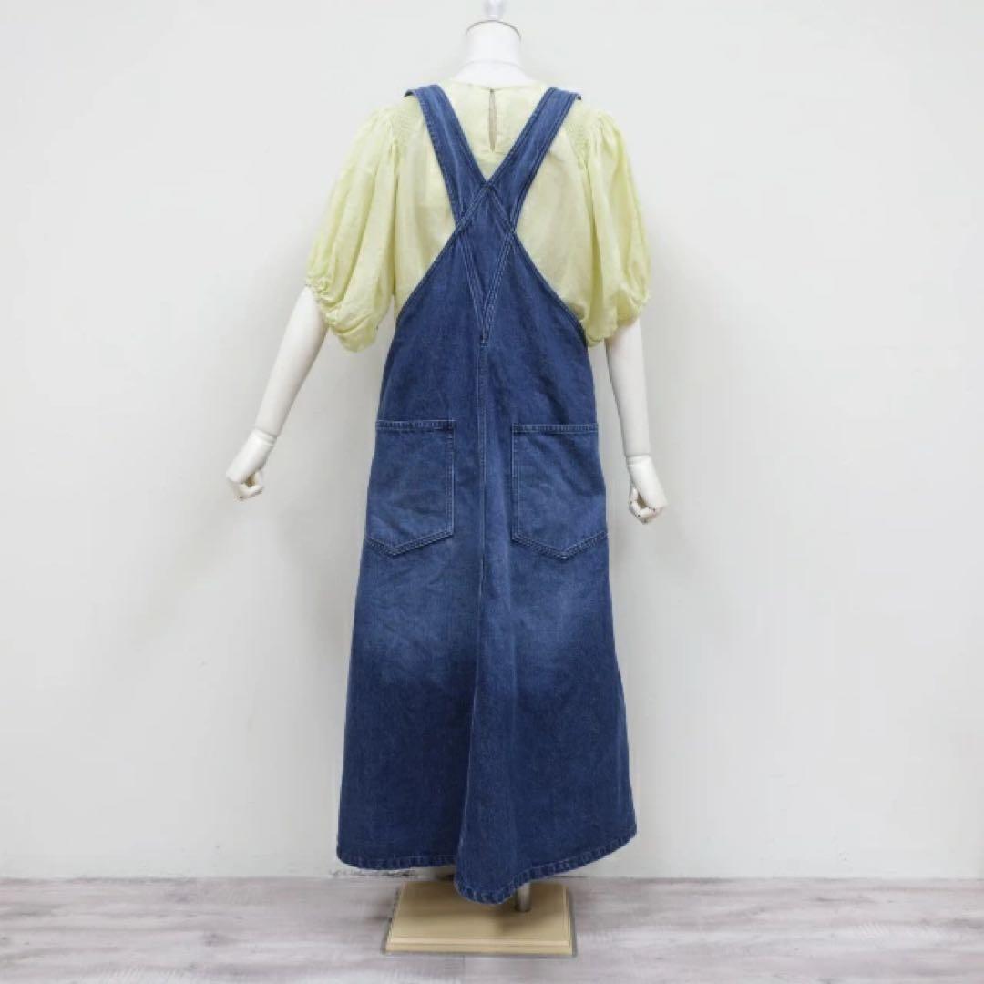 Veritecoeur デニムジャンパースカートサロペットスカート ブリーチ