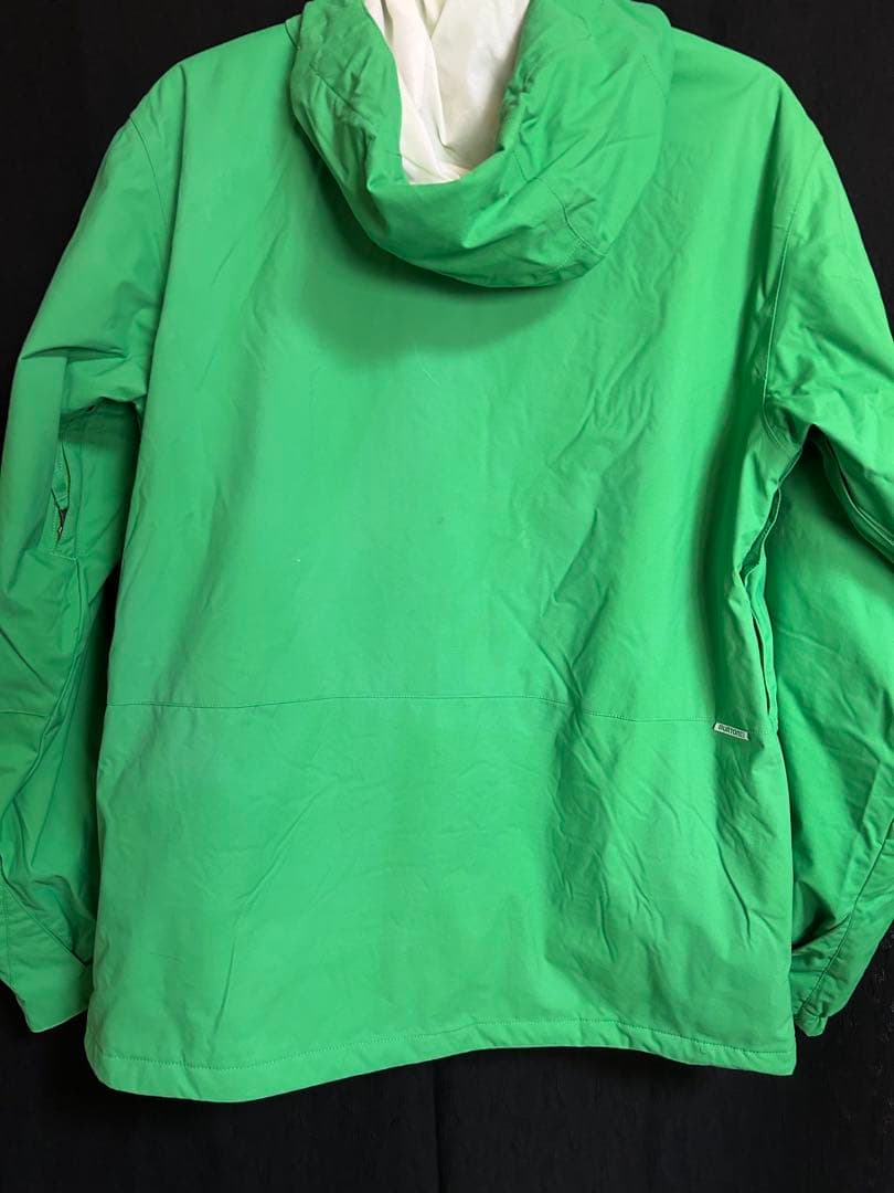 BURTON 上下セット　スノボウェア　グリーン フード付きジャケット&パンツ