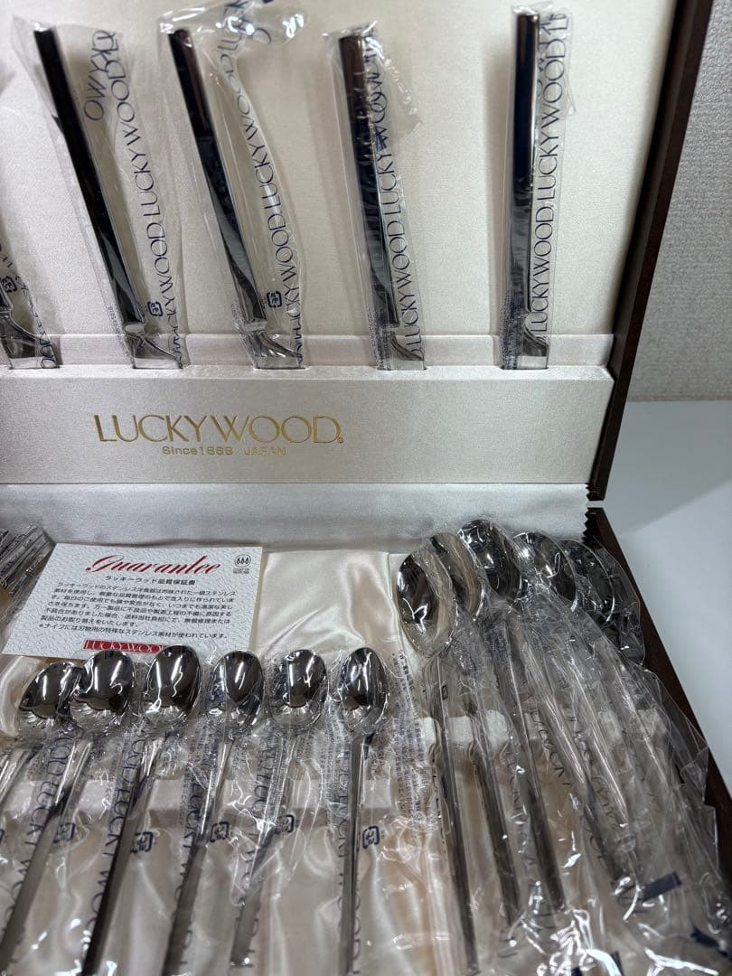 LUCKYWOOD ラッキーウッド　小林工業　カトラリーセット　20PCS