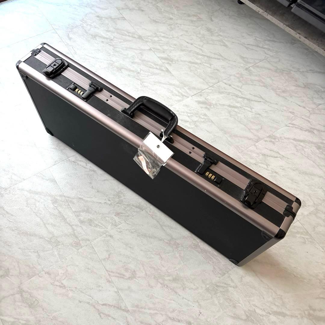 アルミ ガンケース ライフル ケース ミリタリー ギター キュー　パスロック