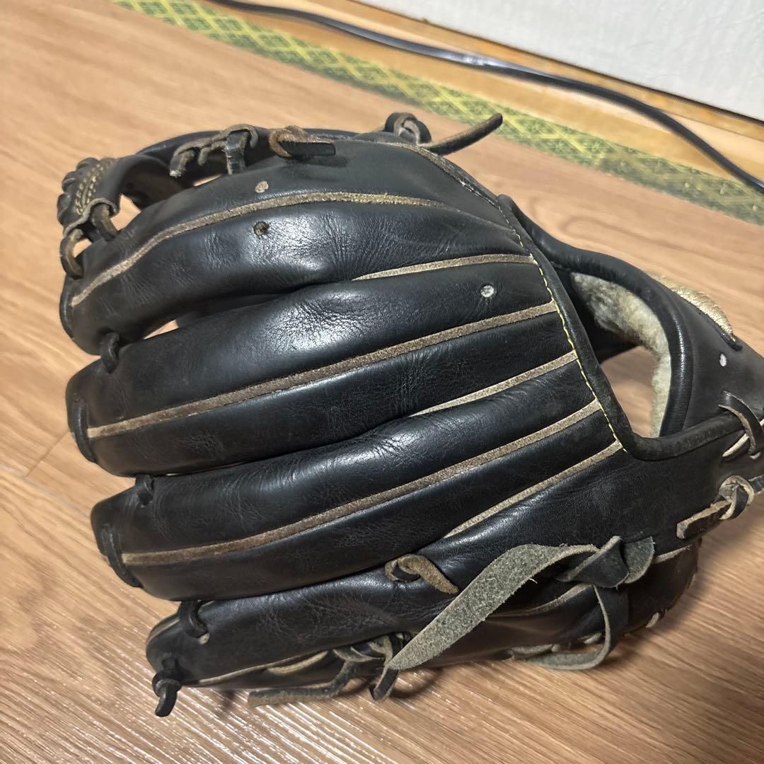 ミズノ　グローバルエリート硬式　内野グローブ 黒 最終値下げ　本日消します