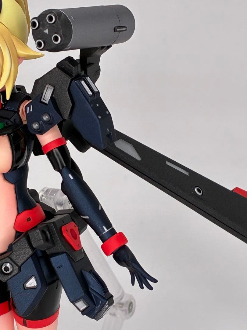 ゲ*チ様 あばたーふみな　全塗装　リックディアス風　美プラ　美少女プラモデル