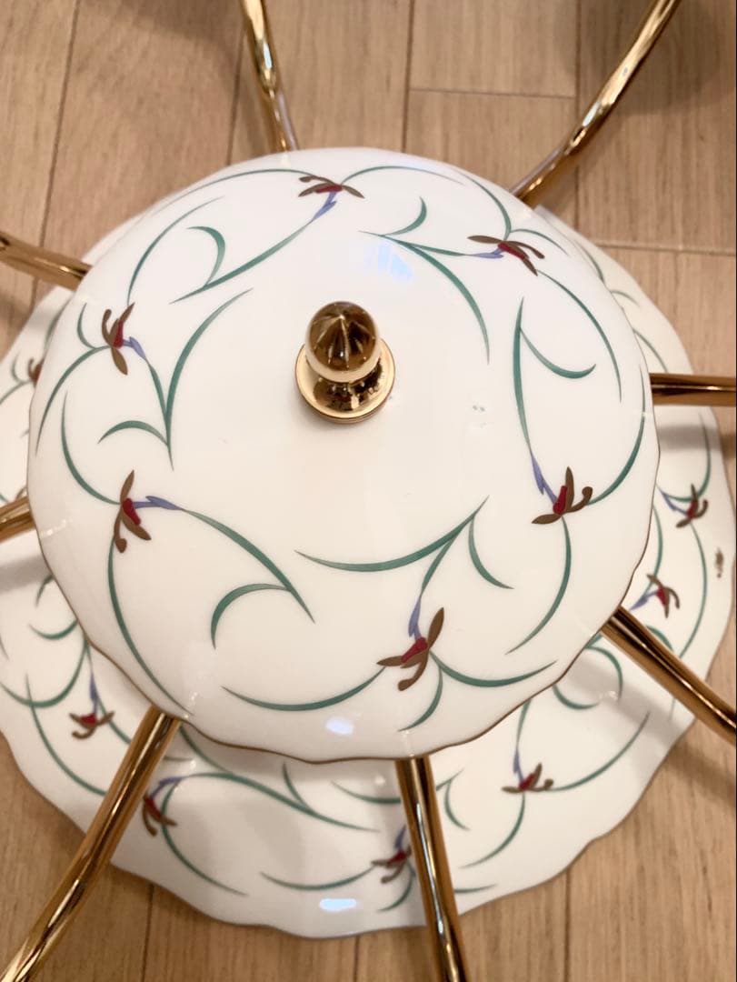 [ヤマギワ]シャンデリア　陶器