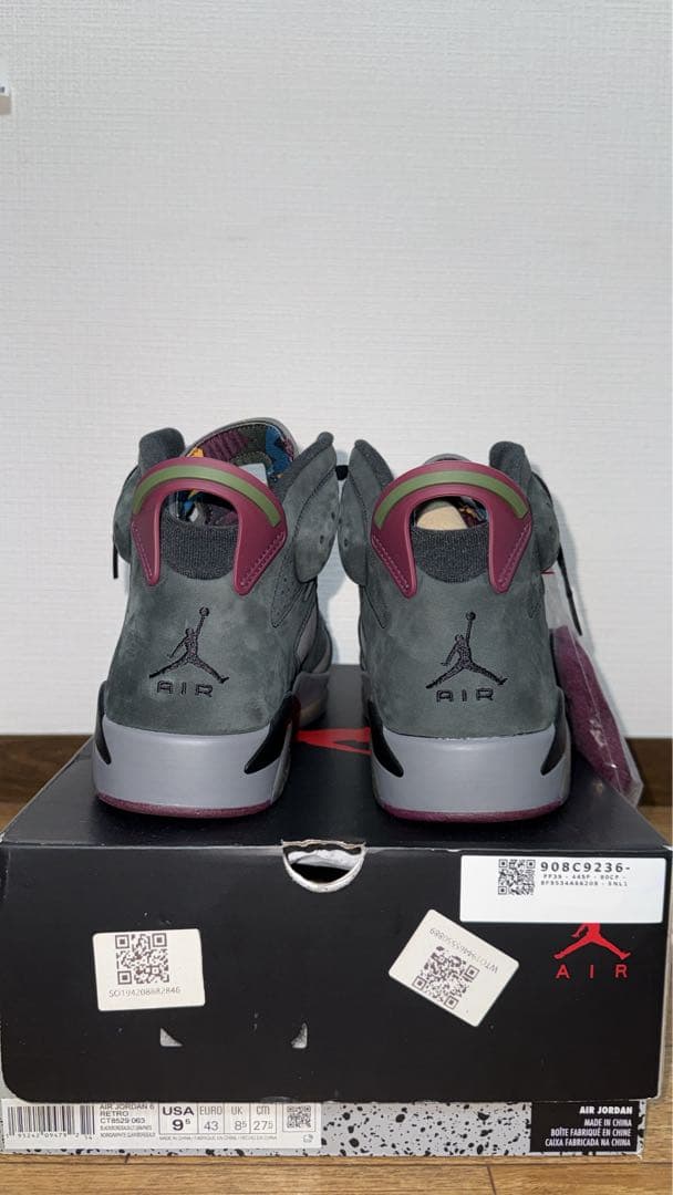 靴 Air Jordan 6 Retro Bordeaux