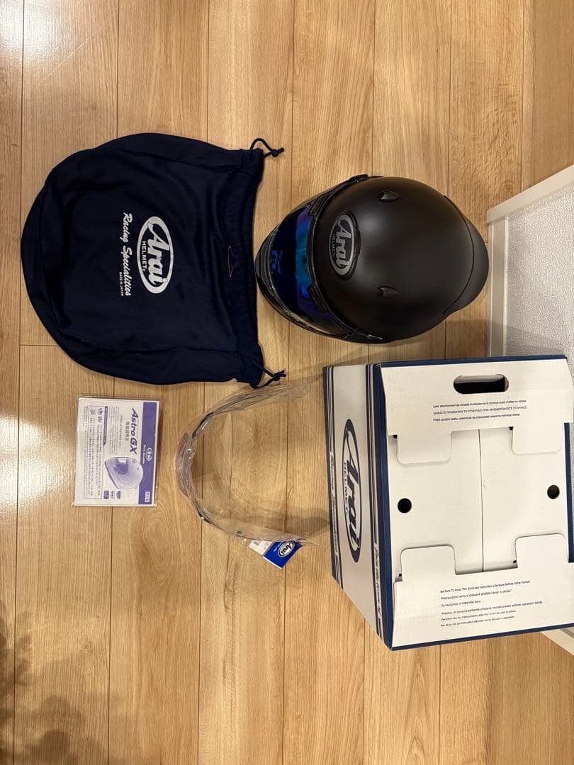 Arai ASTRO GX フルフェイス ヘルメット フラットブラックバイザー付