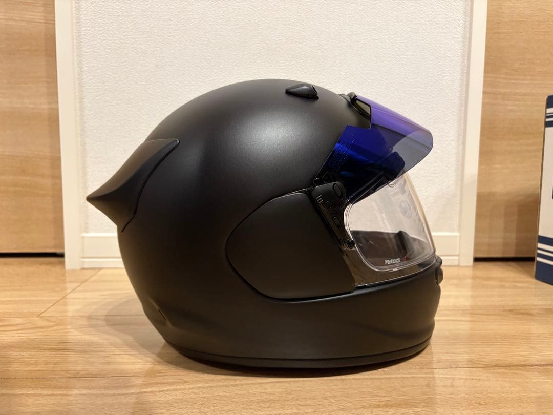 Arai ASTRO GX フルフェイス ヘルメット フラットブラックバイザー付