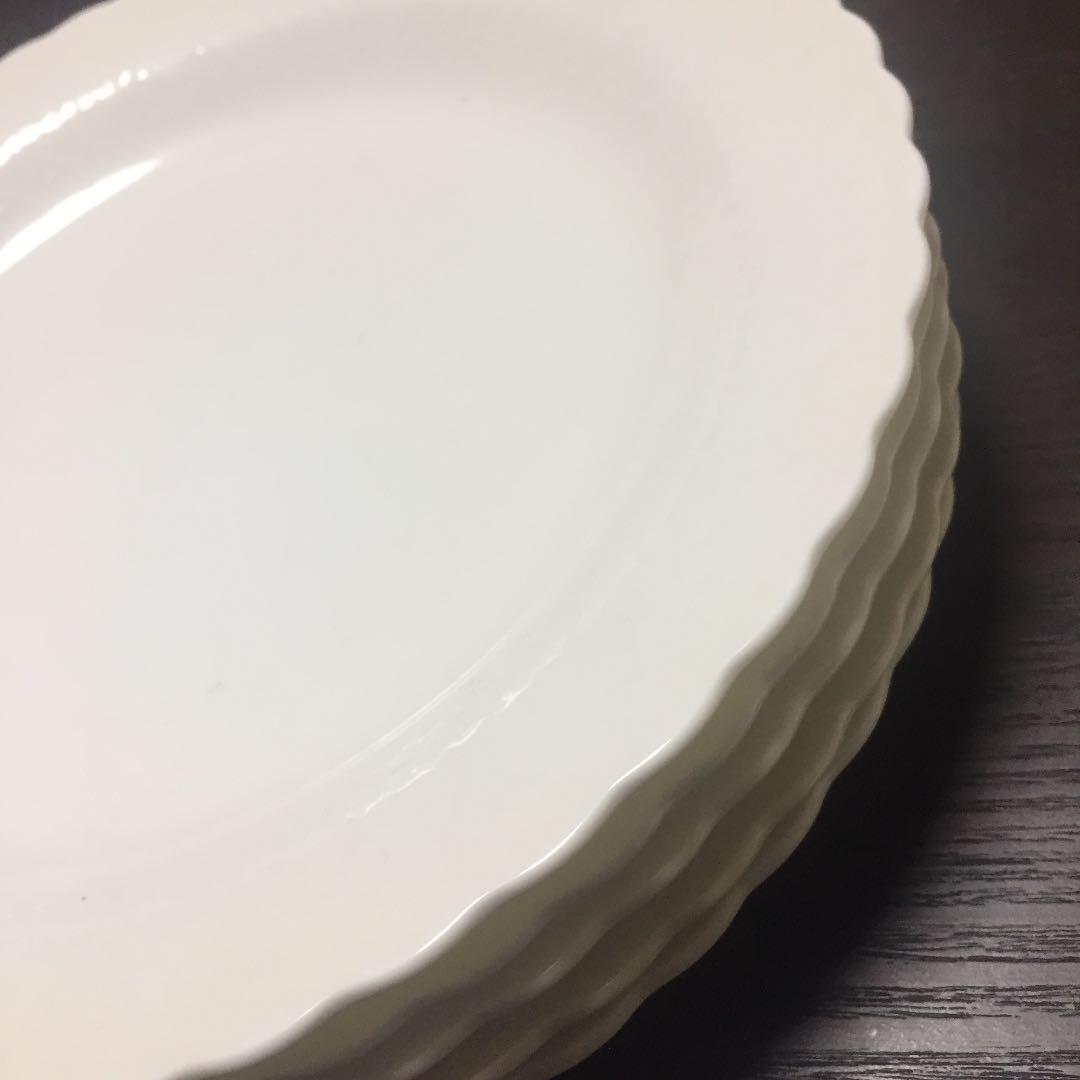 【美品】ナルミ シルキーホワイト パスタプレート　ボウル　セット