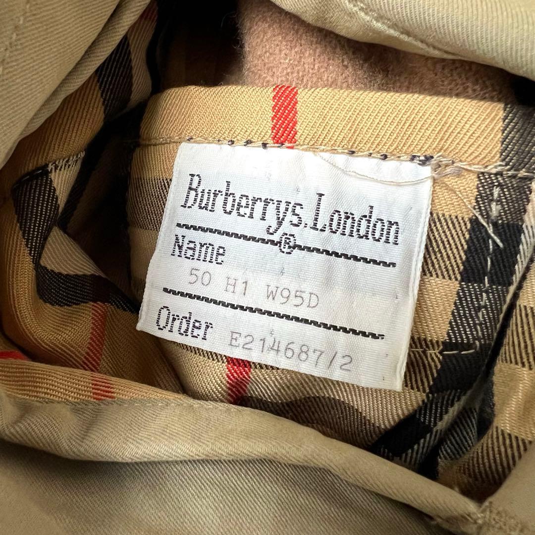 【ヴィンテージ】Burberryトレンチコート ライナー付き イギリス製