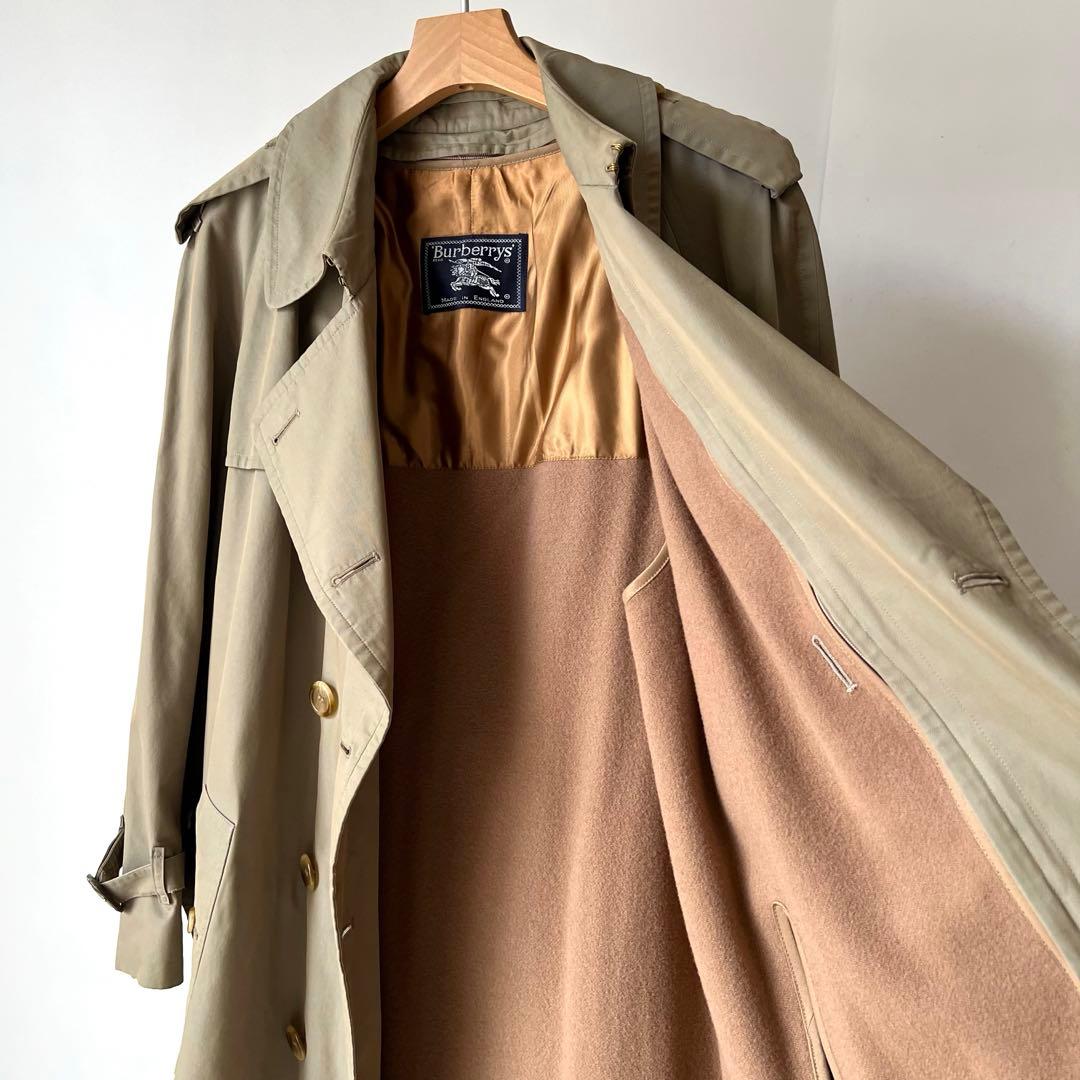 【ヴィンテージ】Burberryトレンチコート ライナー付き イギリス製
