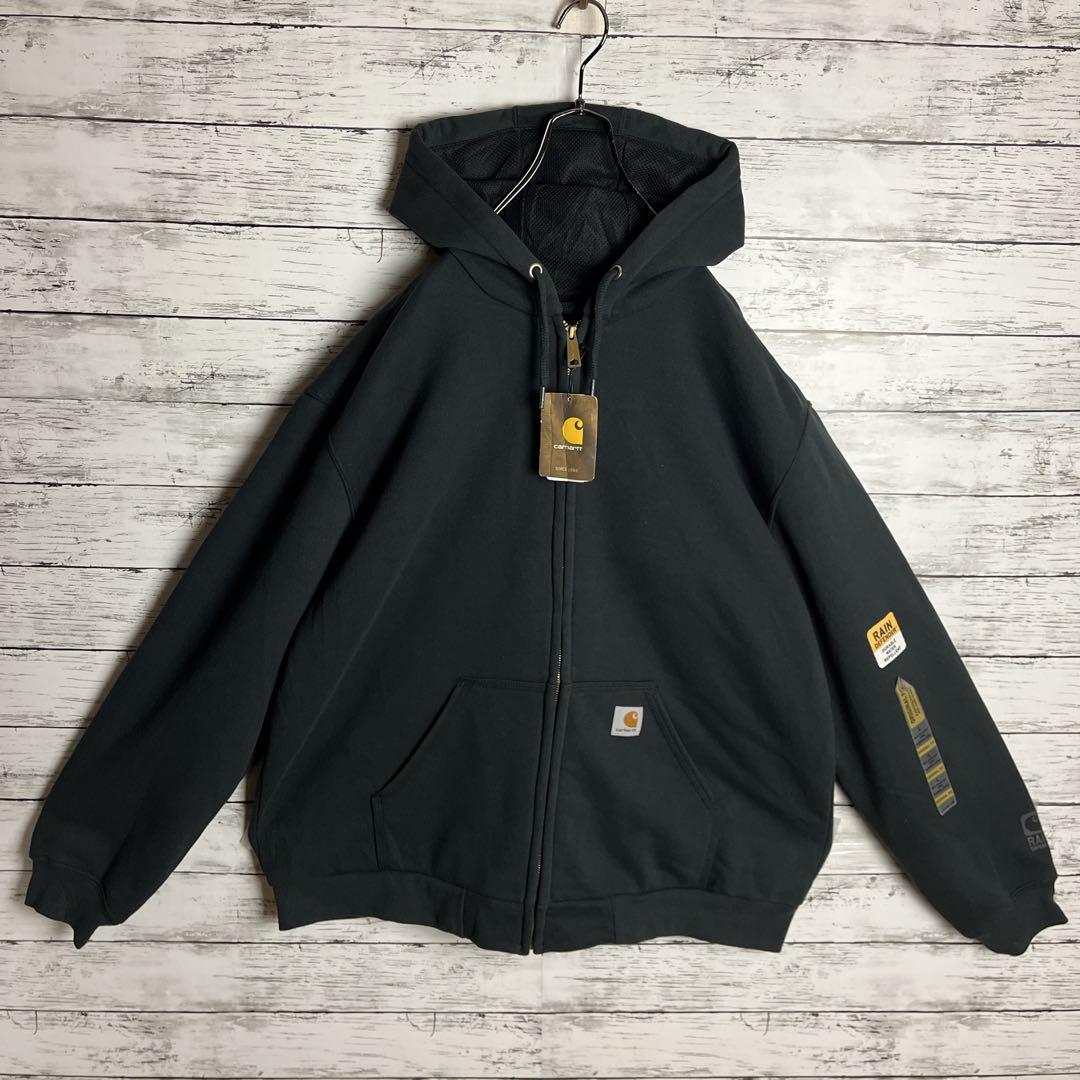 【入手困難‼︎】【新品】Carhartt◎黒 フルジップ パーカー D167
