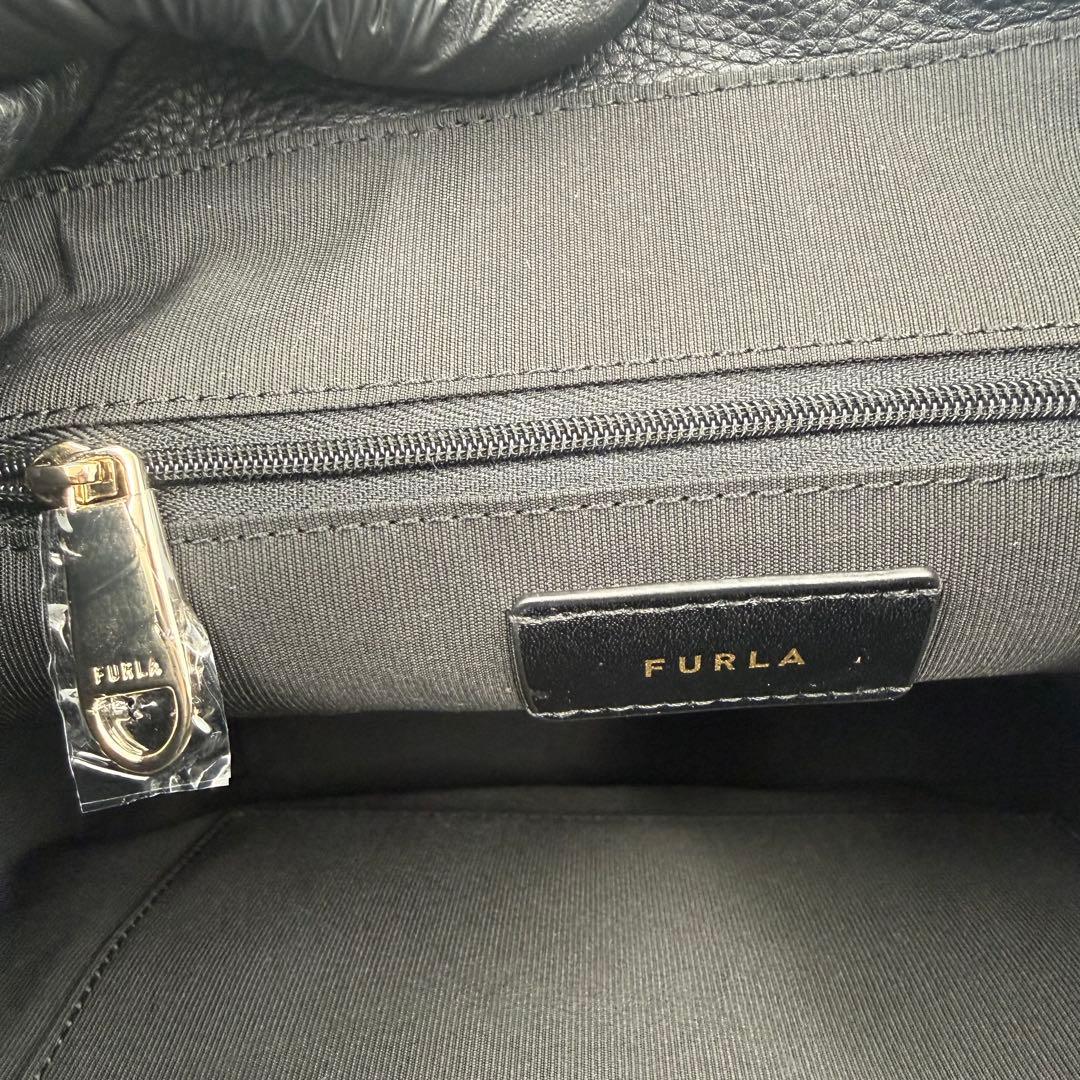 ✨未使用級✨FURLA ブラック レザー バックパック　CLASSIC s ネロ