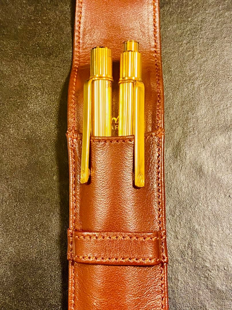 メル69508 　Cartier ゴールド ボールペンandシャーペン