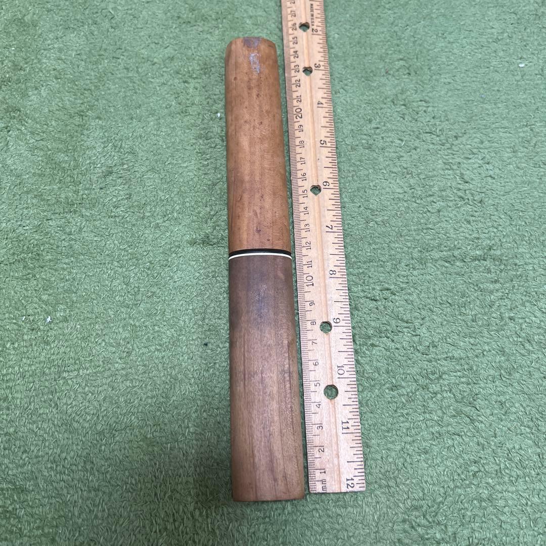 懐刀 柳刃包丁 約12cm 木製ハンドル 全長25cm #4000 仕上げ