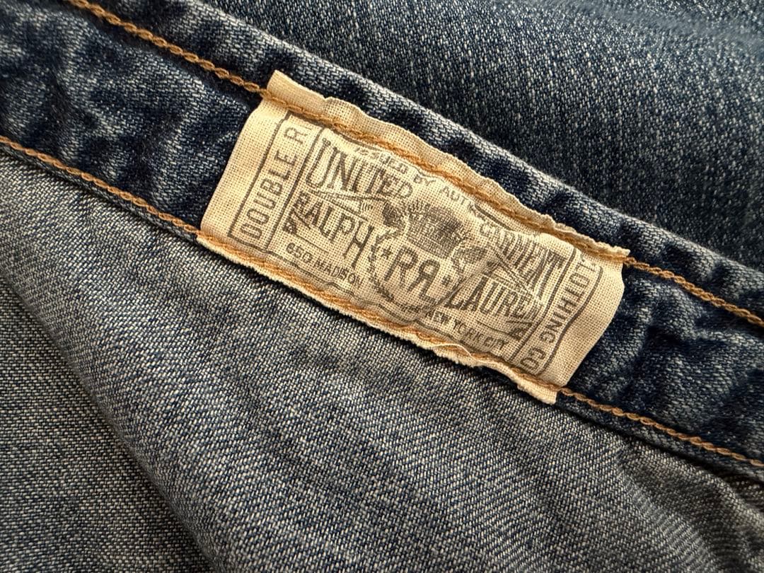RRL デニムウエスタンシャツ