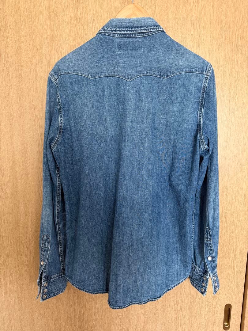 RRL デニムウエスタンシャツ